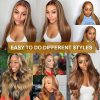 Highlight Wig Brown Colored Human Hair Wigs 13X6 13X4 Ombre Long Straight Lace Front Wig Highlight Lace Front Wigs - Image 5